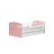 Kocot Kids, Julia, łóżko z szufladą, pudrowy róż, 80-180 cm