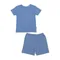 Komplet chłopięcy, Bluzka z krótkim rękawem, Szorty, niebieski, Nicol