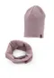 Komplet dziecięcy, Czapka, Komin, fioletowy, Iltom