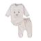 Komplet niemowlęcy, Body z długim rękawem, Półśpiochy, ecru, Tup Tup