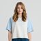 Koszulka crop top z nadrukiem NOWEAR