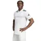 Koszulka polo męska z krótkim rękawem, biała, Adidas Squadra
