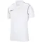 Koszulka polo męska z krótkim rękawem, biała, Nike