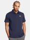 Koszulka polo męska z krótkim rękawem, granatowa, Under Armour