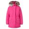Kurtka dziewczęca z kapturem, różowa, Lenne