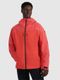 Kurtka męska z kapturem, czerwona, 4F