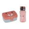 Lassig, About Friends, zestaw na lunch: lunchbox + tritanowa butelka, lis, 460 ml