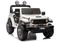 Lean Cars, Jeep Rubicon, pojazd na akumulator 4-4, DK-JWR556 4-200W 24V, biały