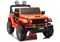 Lean Cars, Jeep Rubicon, pojazd na akumulator 4-4, DK-JWR556 4-200W 24V, pomarańczowy
