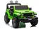 Lean Cars, Jeep Rubicon, pojazd na akumulator 4-4, DK-JWR556 4-200W 24V, zielony