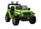 Lean Cars, Jeep Rubicon, pojazd na akumulator 4-4, zielony