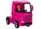 Lean Cars, Mercedes Actros, pojazd ciężarowy na akumulator, różowy