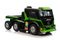 Lean Cars, Mercedes-Benz, pojazd na akumulator z naczepą, zielony