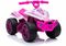 Lean Cars, quad, pojazd na akumulator, TR1805, biało-różowy