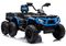 Lean Cars, Quad, pojazd na akumulator z przyczepką, 6 kół, JC606 24V 4-4, niebieski