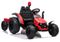 Lean Cars, traktor z przyczepą, pojazd na akumulator, HZB200, czerwony