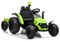 Lean Cars, traktor z przyczepą, pojazd na akumulator, HZB200, zielony