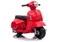 Lean Cars, Vespa GTS 300 Mini, skuter, pojazd na akumulator, czerwony