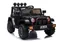 Lean Toys, Samochód Jeep 4-4, pojazd na akumulator, czarny