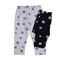 Legginsy dziewczęce 3/4, białe, granatowe, zestaw, 2 szt., Tup Tup