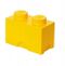 LEGO, Brick 2, pojemnik klocek, żółty