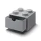 LEGO, Brick 4, pojemnik klocek z szufladą, jasny szary