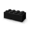 LEGO, Brick 8, pojemnik klocek, czarny