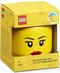 LEGO, mała głowa, dziewczynka, pojemnik do przechowywania, rozmiar XS, 0,36l
