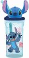 Lilo i Stitch, butelka do picia ze słomką i figurką 3D, 360 ml