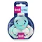 Lovi, Prime, smoczek silikonowy, dynamiczny, Aqua Green, 6-18 m, 3 szt.
