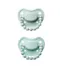 Luu Kids, zestaw: smoczek, Frozen Sage + smoczek, Vivid Mint, 3-6 m, 2 szt.