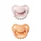 Luu Kids, zestaw: smoczek, Velvet Blush + Summer Apricot, 3-6 m, 2 szt.