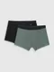 Majtki bokserki męskie, mix, zestaw, 2 szt., 4F