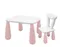 Maltex, Luna, zestaw dla dzieci: stolik + krzesełko, różowy