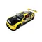 Metal Speed Zone, BMW M4 GT3 with wasa, pojazd, model metalowy, żółty, 1:24