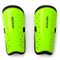 Meteor, nagolenniki piłkarskie, neonowy zielony, rozmiar M