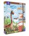 Mieredu, Wszystko o dinozaurach, puzzle magnetyczne, 80 elementów