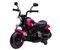 Milly Mally, Motocykl Eagle, pojazd na akumulator, pink