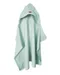 MimiNu, okrycie kąpielowe z kapturkiem, termofrotte, zimna mięta, 85-120 cm