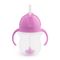 Munchkin, kubek niekapek ze słomką, fioletowy, 207 ml