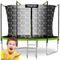Neo-Sport, trampolina ogrodowa z siatką wewnętrzną i drabinką, 8ft/252 cm