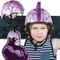No Fear, mohawk, kask ochronny, white/purple, rozmiar 48-52 cm