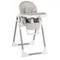 Nukido, Belo, krzesełko do karmienia ze stolikiem, leżaczek, szare
