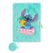 Paso, Lilo i Stitch, pamiętnik z kłódką, pluszowy, 96 kartek, linia, zielony