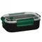 Paso, lunchbox, czarno-zielony