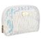 Peterson, kosmetyczka, 1-komorowa, cekinowa, biała