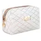 Peterson, kosmetyczka prostokątna, biało-kolorowa