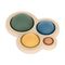 Petite&Mars, Chill Out, pop-it, silikonowa zabawka sensoryczna, Misty Green, 6m+