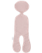 Piapimo, lniana wkładka antypotowa do fotelika samochodowego, róż, 0-13 kg