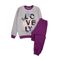 Piżama dziewczęca, szaro-fioletowa, Tup Tup